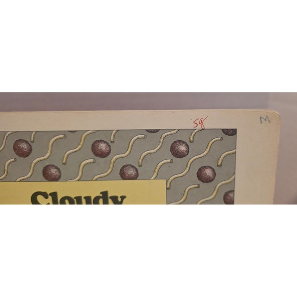 Cloudy With a Chance of Meatballs Vintage Book 1989 Houghton Mifflin Preowned - Picture 11 of 16